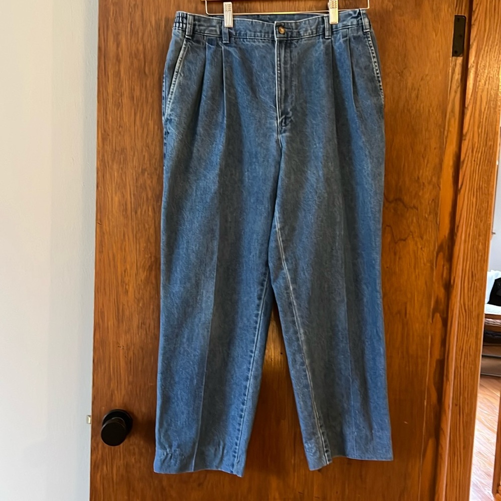 VINTAGE Bill Blass Pleated Front Jeans cottagecore